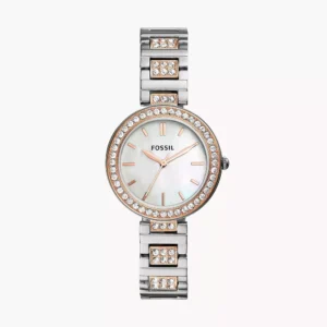 Fossil BQ3337 Karli Three-Hand Two-Tone Stainless Steel Ladies Watch