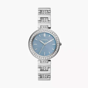 Fossil BQ3865 Karli Three-Hand Stainless Steel Ladies Watch