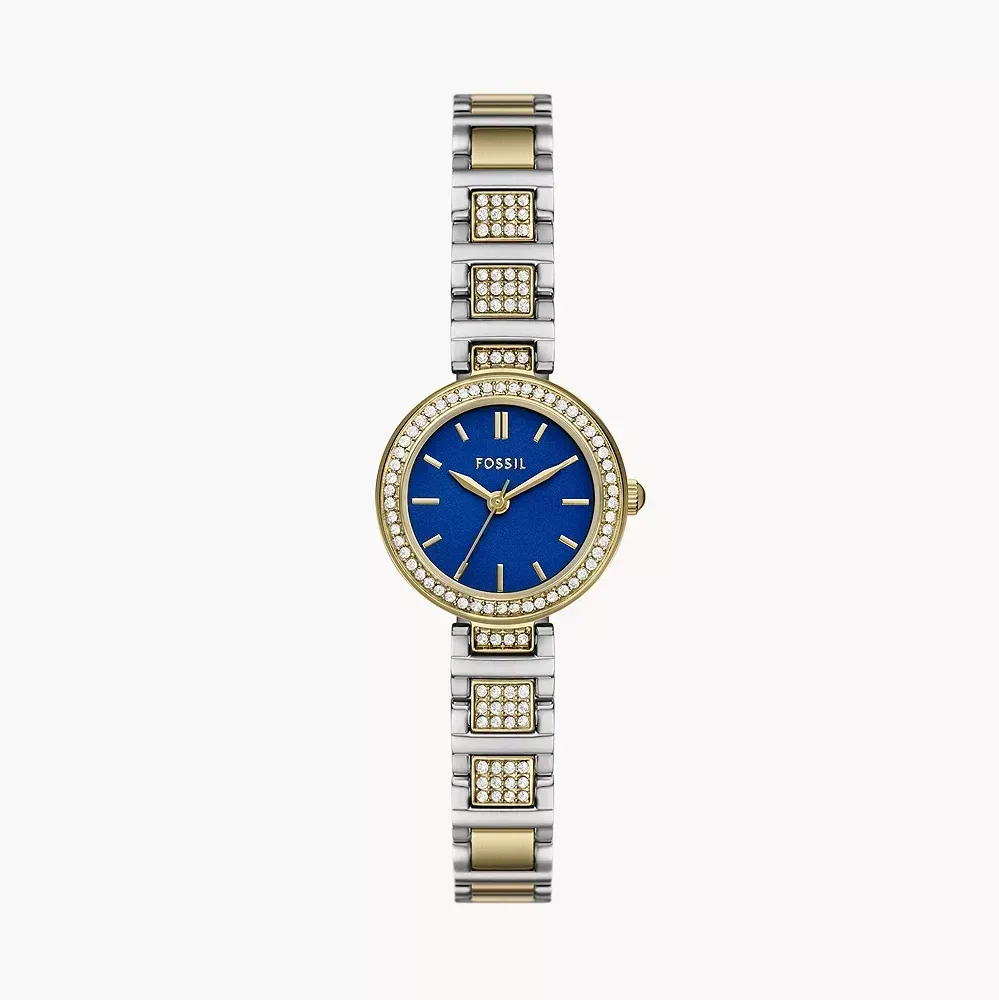 Fossil BQ3941 Karli Three-Hand Gold-Tone Stainless Steel Ladies Watch