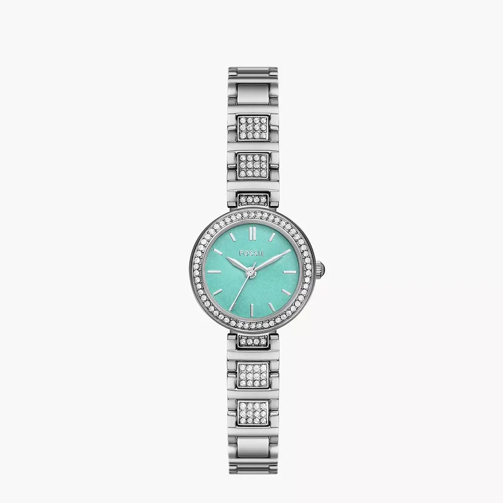 Fossil BQ3949 Karli Three-Hand Stainless Steel Ladies Watch