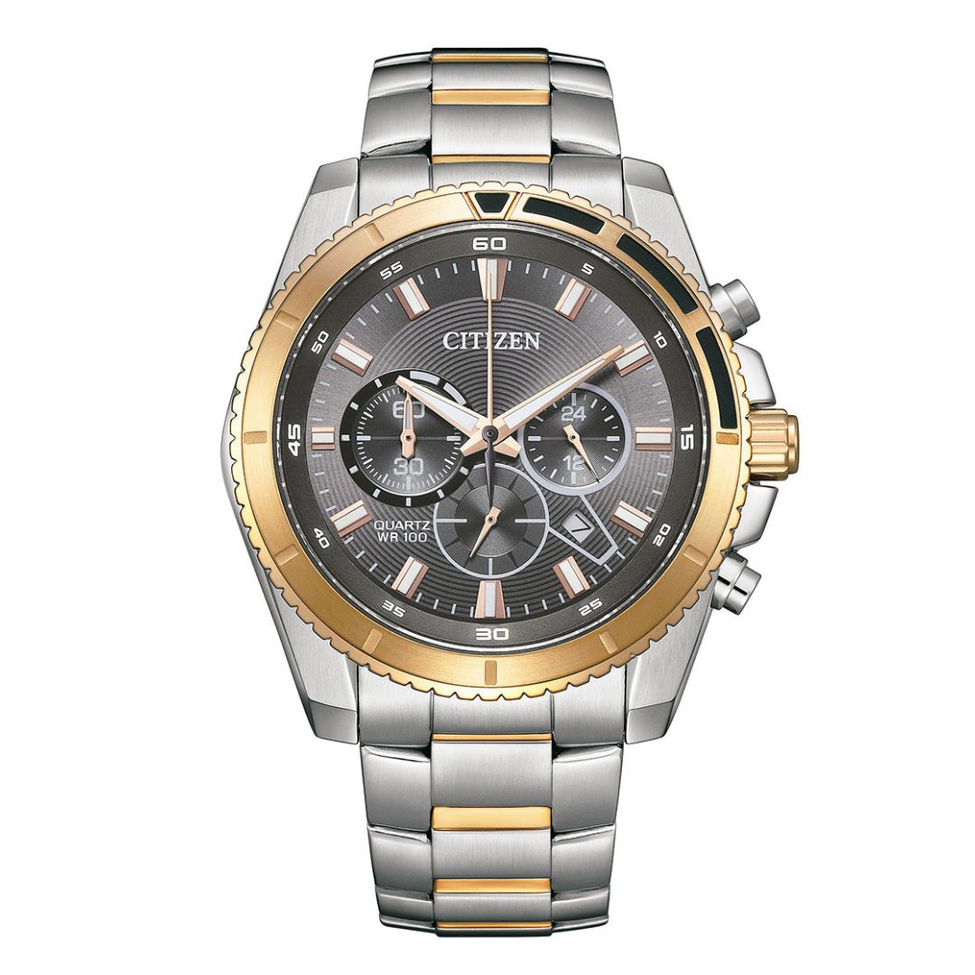 CITIZEN AN8204-59H QUARTZ CHRONOGRAPH MENS WATCH