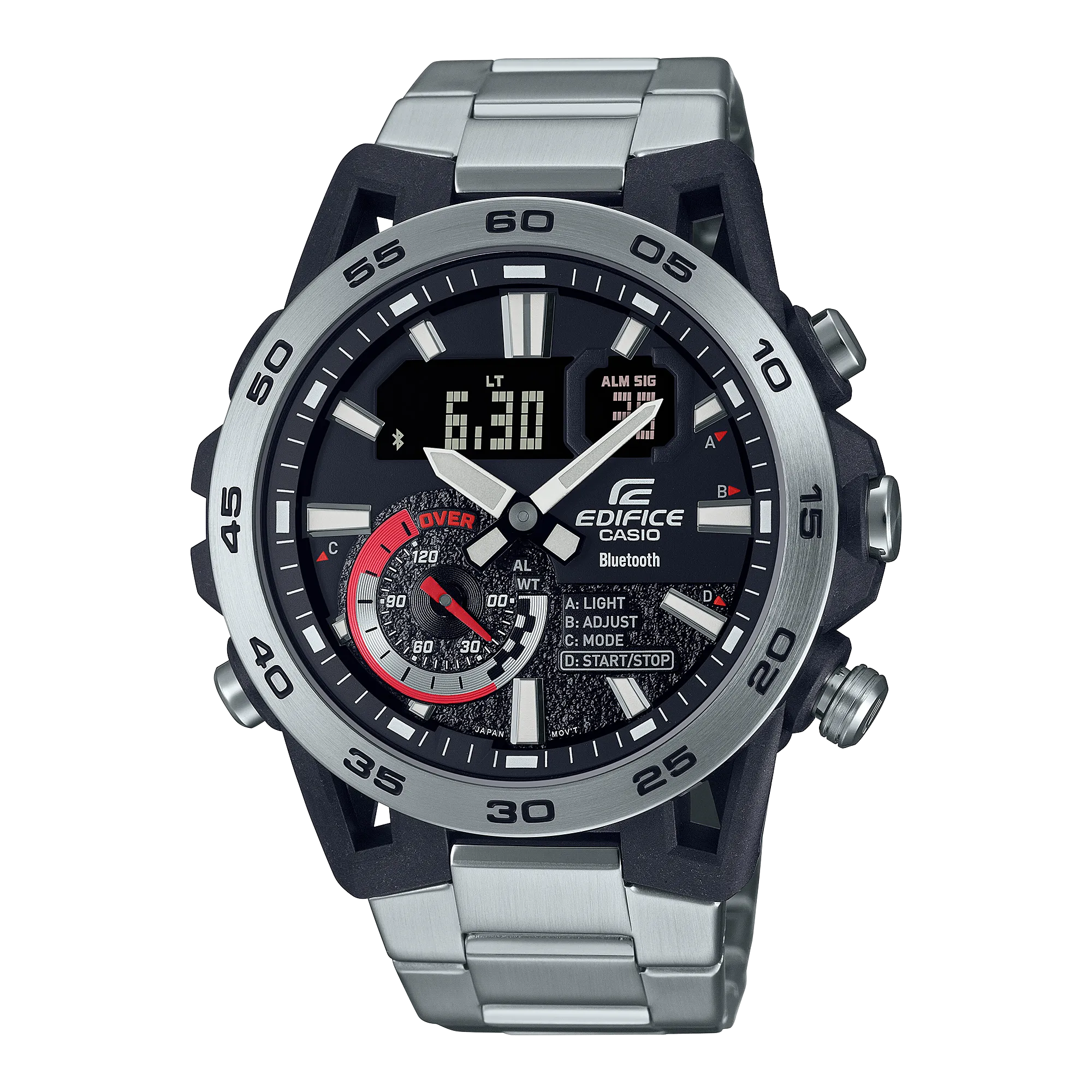 CASIO EDIFICE ECB-40D-1ADF SOSPENSIONE BLACK STRAP SMARTPHONE LINK WATCH