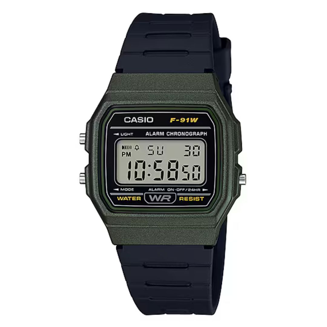 Casio Youth Vintage F-91WM-3ADF Digital Men's Watch