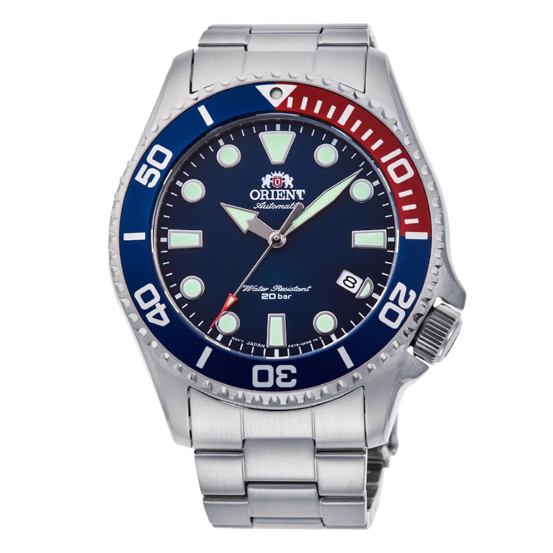 ORIENT RA-AC0K03L10B Triton Automatic Blue Dial Pepsi Bezel Men’s Watch