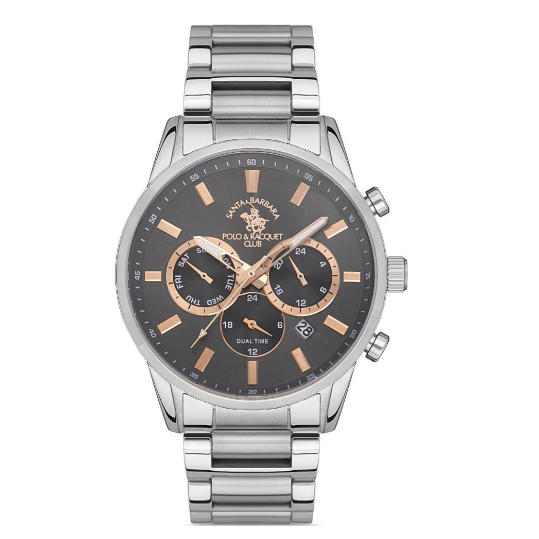 Santa Barbara Polo & Racquet Club Chronograph Stainless Steel Men’s Watch SB.1.10420-3