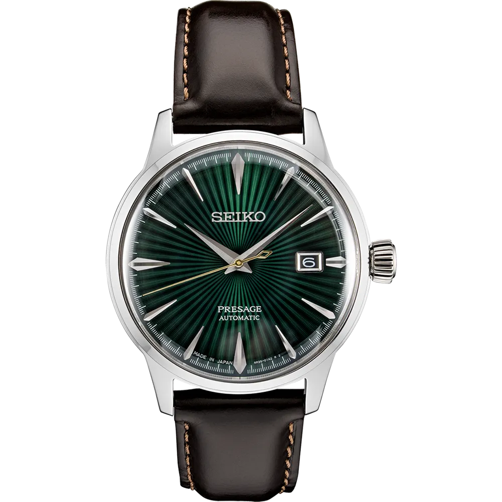 SEIKO PRESAGE SRPD37J1 AUTOMATIC COCKTAIL TIME MOCKINGBIRD MENS WATCH