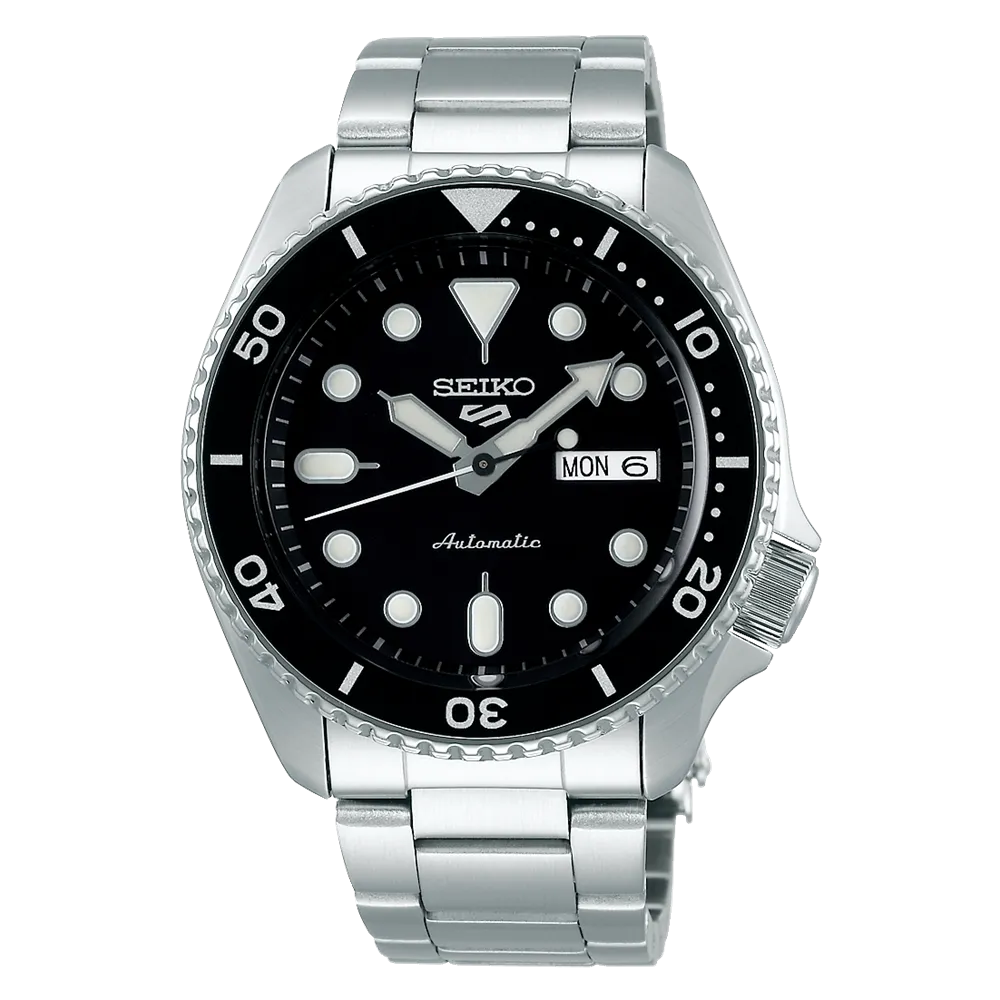 SEIKO 5 SPORTS SRPD55K1 AUTOMATIC BLACK DIAL MEN'S WATCH