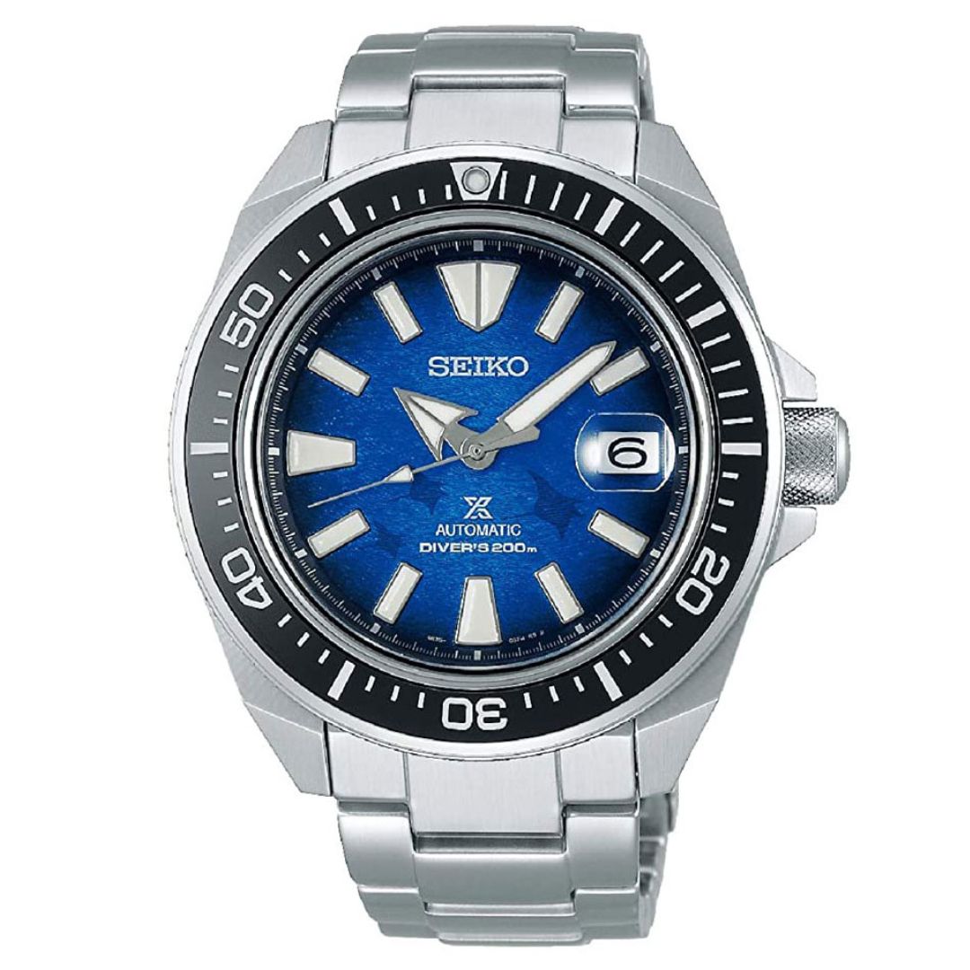 SEIKO PROSPEX SAMURAI EDITION SRPE33K1 SAVE THE OCEAN AUTOMATIC DIVER MENS WATCH